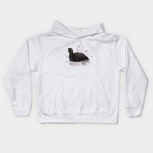 Common coot Kids Hoodie